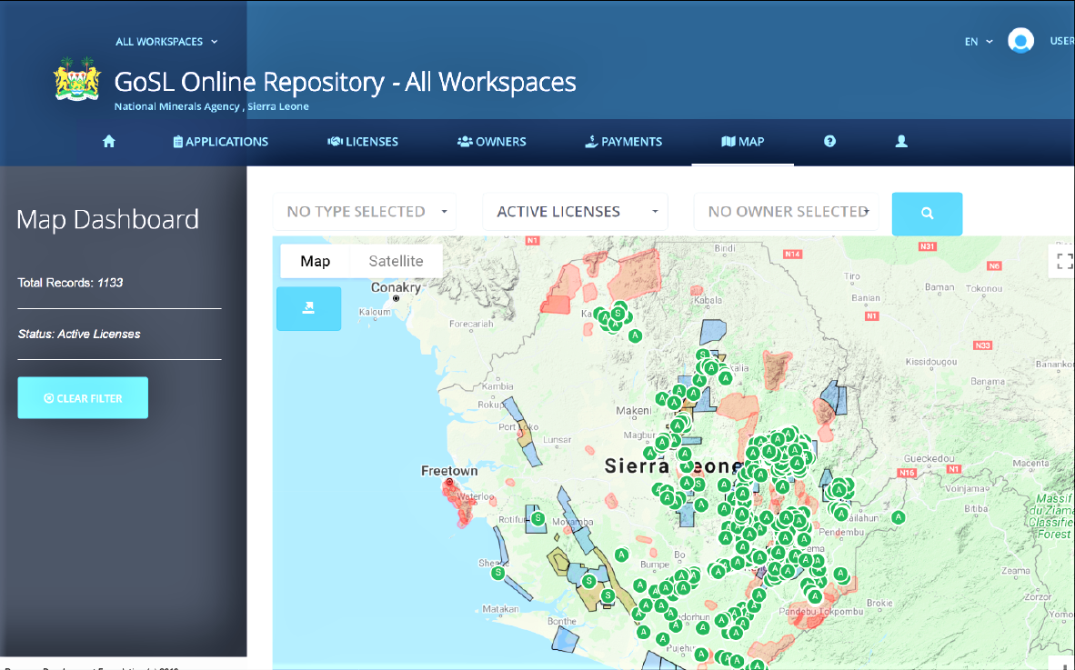 Cadastre Map Dashboard